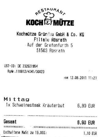 dtrz Hffner Kochmtze Restaurant